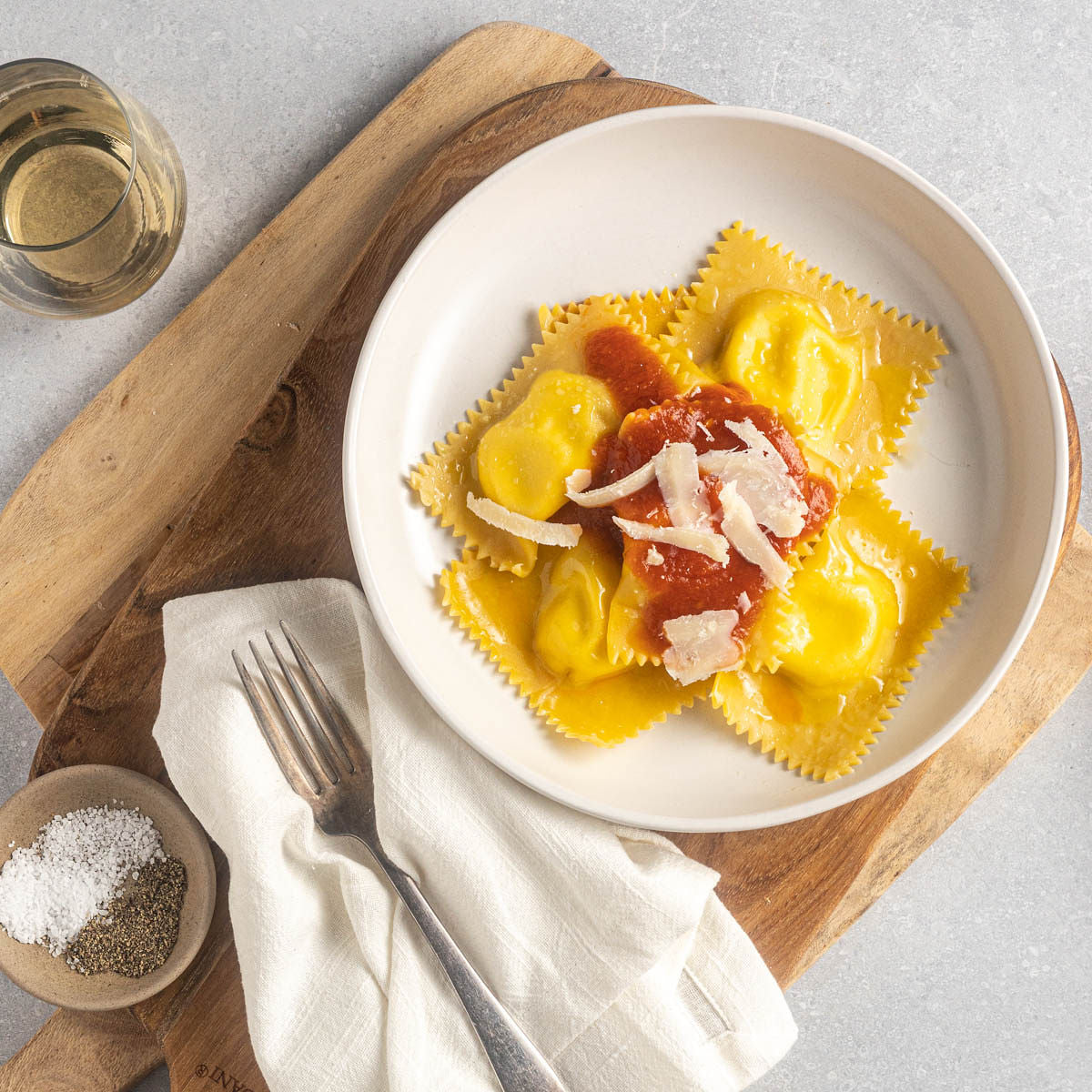 Tomato & Mozzarella Ravioli